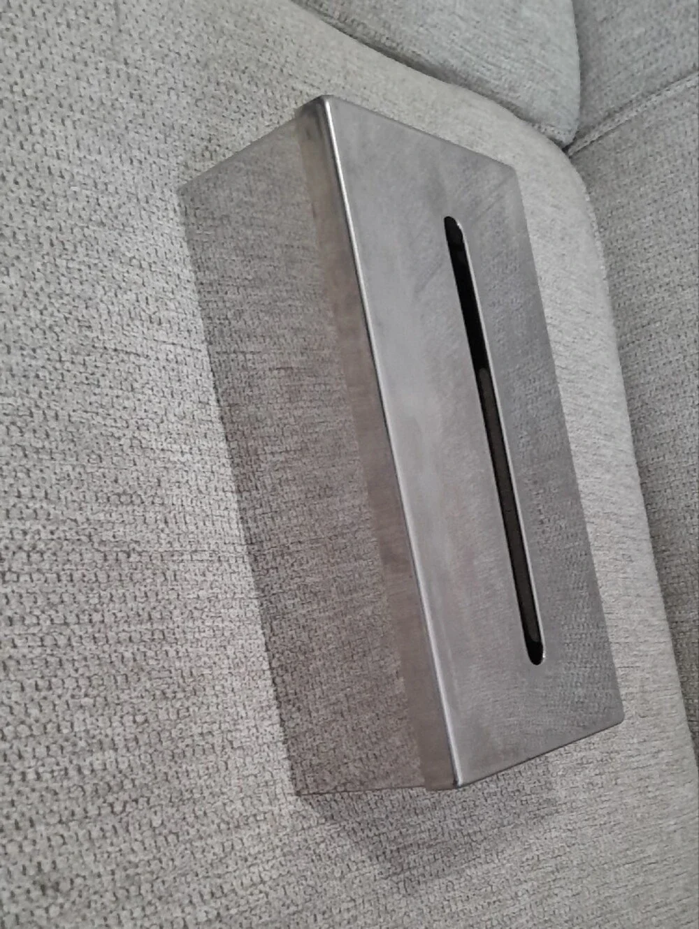 IKEA Silver Metal Tissue Dispenser